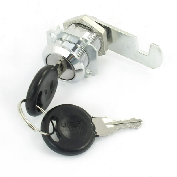 Tool Box Furniture Locking 19mm Dia Thread Cylinder Cam Lock w Key