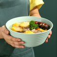 thumbnail image 6 of Fmxomd 30 OZ Soup Bowls, Plastic Bowls Set of 4, Wheat StrawBowl for Kitchen, Large Bowls for Soup, Cereal, Salad, Ramen and Fruit, Dishwasher & Microwave Safe, 6 of 8