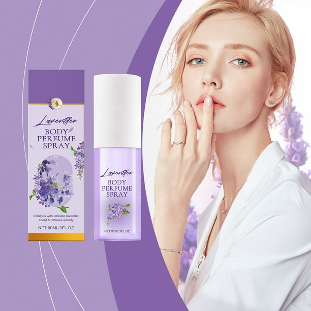 90ml Perfume Para Mujeres, Spray De Perfume Para El Cuerpo De Lavanda, 90ml Fragancia Duradera De Lavanda, Agradable Y Fresca Fragancia FLoral, Perfume De Feromona Femenina 3.04Oz.FL