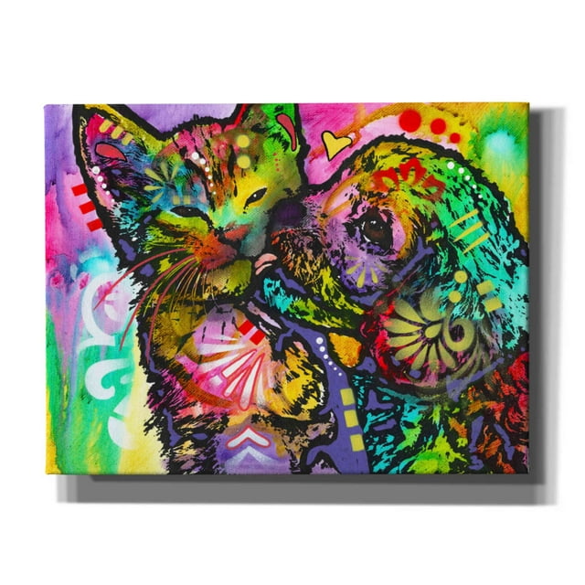 Epic Graffiti 'True Love' by Dean Russo, Canvas Wall Art, 34"x26"