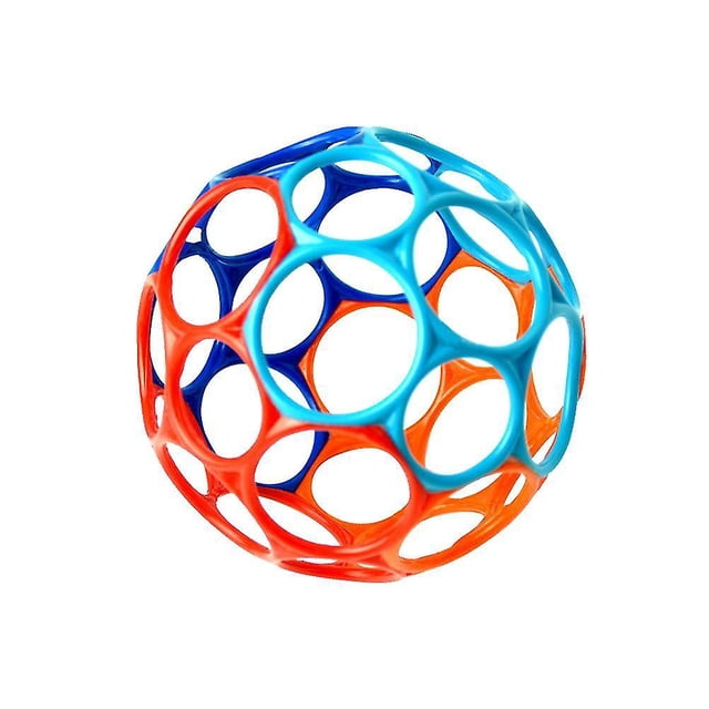 Juguete divertido para jugar a la pelota para bebés, bola creativa con agujeros, bola educativa para bebés con agujeros (sin campana) ShuxiuWang 8390612406539