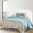 thumbnail image 6 of Maritsa Five Piece Queen Size Fabric Quilt Set with Coastal Prints, Blue, 6 of 6
