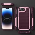 thumbnail image 6 of JTCASES for iPhone 7 Case, Hybird PC TPU Anti-slip, Shockproof  Bumper, Military Drop Resistant, Rugged Heacy Duty Full Body Protective Shell for iPhone 7, Slim Fit for Girls Men, Rose, 6 of 8
