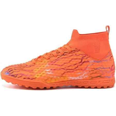 

Unisex-Adult Soccer Cleats Lightweight Futsal Training Football Shoes for Big Boys