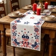 thumbnail image 7 of Patriotic Butterfly Table Flag, Red White Blue Star & American Flag Pattern Table Decor, Festive Banner for Independence Day & Holiday Table Runner,13"x35", 7 of 7
