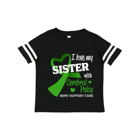 

Inktastic I Love My Sister with Cerebral Palsy Boys or Girls Toddler T-Shirt