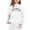 White, variant on Gelikeya Cute Hoodies for Girls Fashion Letter Print Long Sleeve Hooded Sweatshirt Sweatpants 2 Piece Outfits (Black, 8-9 Years)