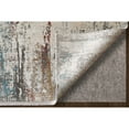 thumbnail image 4 of Feizy Cadiz Modern Abstract, Gray/Red/Blue, 11'6" x 14'6" Area Rug Sheen Industrial Watercolor Floor Rug for Living room Bedroom, 4 of 9