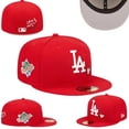 thumbnail image 2 of Los Angeles Dodgers Gorra Hombres Mujeres De Béisbol Sombrero De Ala Plana Gorras Ajustable Deportivo, 2 of 4
