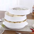 thumbnail image 2 of Lubelski Cuiseur Vapeur pour Micro-Ondes Bol Rond en Plastique pour Pain et Raviolis avec Couvercle, 2 of 9