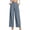 Blue-pants for women, variant on YanHoo Wide Leg Pants for Women High Waisted Loose Cargo Pant Casual Straight Trousers with Pockets