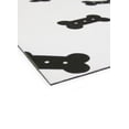 thumbnail image 4 of FloorPops Bones Black and White Washable Mat, 4 of 7
