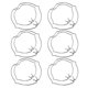 thumbnail image 1 of unbranded 12Ud Clips De Retención Para En Acero De Manganeso Anticorrosión, 1 of 5