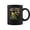 Black, variant on Budgie With Dinosaur Shadow Coffee Mugs
