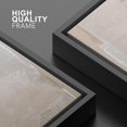 thumbnail image 4 of HFDF Canvas Print Wall Art Pastel Grunge Watercolor Gray Landscape Abstract Shapes Illustrations Modern Art Decorative Minimalism Calm/Zen for Living Room, Bedroom, Office - Black 16x20inch Framed, 4 of 5