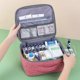 thumbnail image 4 of Bolsa de almacenamiento de medicamentos portátil y gruesa, gran capacidad, botiquín de primeros auxilios familiar, caja de medicamentos, bolsa de pastillas para viajes y campamentos, accesorios, L,, 4 of 5