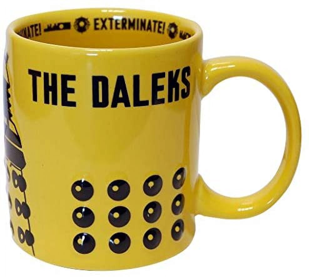Doctor Who Dalek 2D Mug (Yellow) by Underground Toys