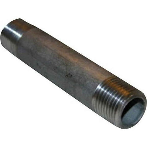 LARSEN SUPPLY CO. INC. 32-1811 1/2x4 Stainless Steel Pipe Nipple