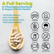 Memo Defender Brain Support Supplement Capsules Advanced Formula Pills 120 Capsules