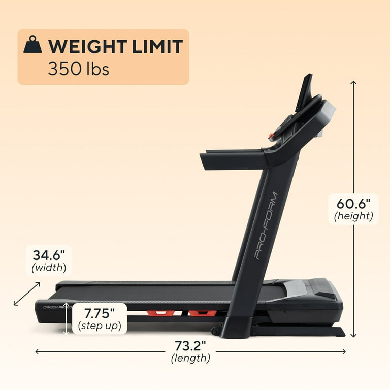 ProForm Carbon Pro 2000 Treadmill with 10