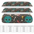 thumbnail image 2 of HAHDAXIA Skull Cute Pattern Bedding Solid Comforter Set for All Seasons,3 Pieces(1 Comforter+2 Pillowcases),Soft Microfiber Bedding Set Full(79"x90"), 2 of 7