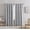 Grey, variant on Jacquard Clip Blackout Rod Pocket Single Window Panel