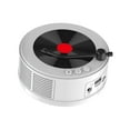 thumbnail image 4 of Mini altavoz tocadiscos con radio multifunción para mesita de noche, encimera y mesita de noche, 4 of 9