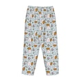 thumbnail image 5 of Goofa Carrot Rabbit Printed Soft Pajama Pants for Women, Wide Leg Comfy Casual Lounge Yoga Pants-Large, 5 of 9