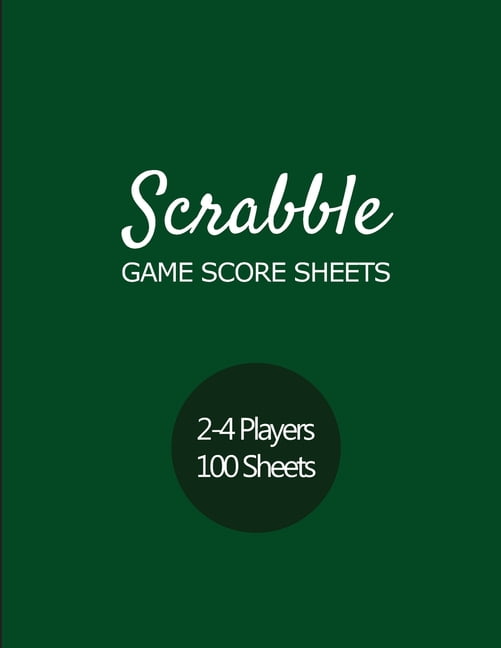 Download Scrabble Game Score sheets : Scrabble Score Pad for 2-4 players - 100 score sheet - Scrabble ...