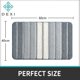 thumbnail image 5 of Non-Slip Bath Mat, Extra Soft Bathroom Rug, Machine Washable, Water Absorbent, 40 x 60 cm, Blue, 5 of 5