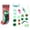 B, variant on Christmas Stocking Pet Toy Set, Flannel Stocking with Assorted Chew Toys, Holiday Gift Pack for Small Dogs and Cats, Festive Interaction and Play