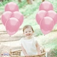 thumbnail image 6 of PMU 12 Inch Round Pearl Pink Latex Balloon Pkg/25, 6 of 7