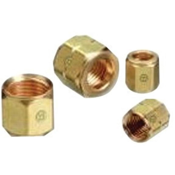 Western Enterprises Hose Nuts, 200 PSIG, Brass, C-Size, Fuel Gas - 1 EA (312-C-8)