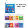 thumbnail image 3 of Big Save,HWRETIE Baby Early Learning Cognition Palm Cloth Book Toys,Tears Rotten with Ringing Paper Traffic Fruit Shape, 3 of 3
