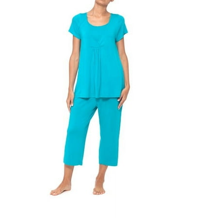 Maternity Jersey Nursing Pajama Set