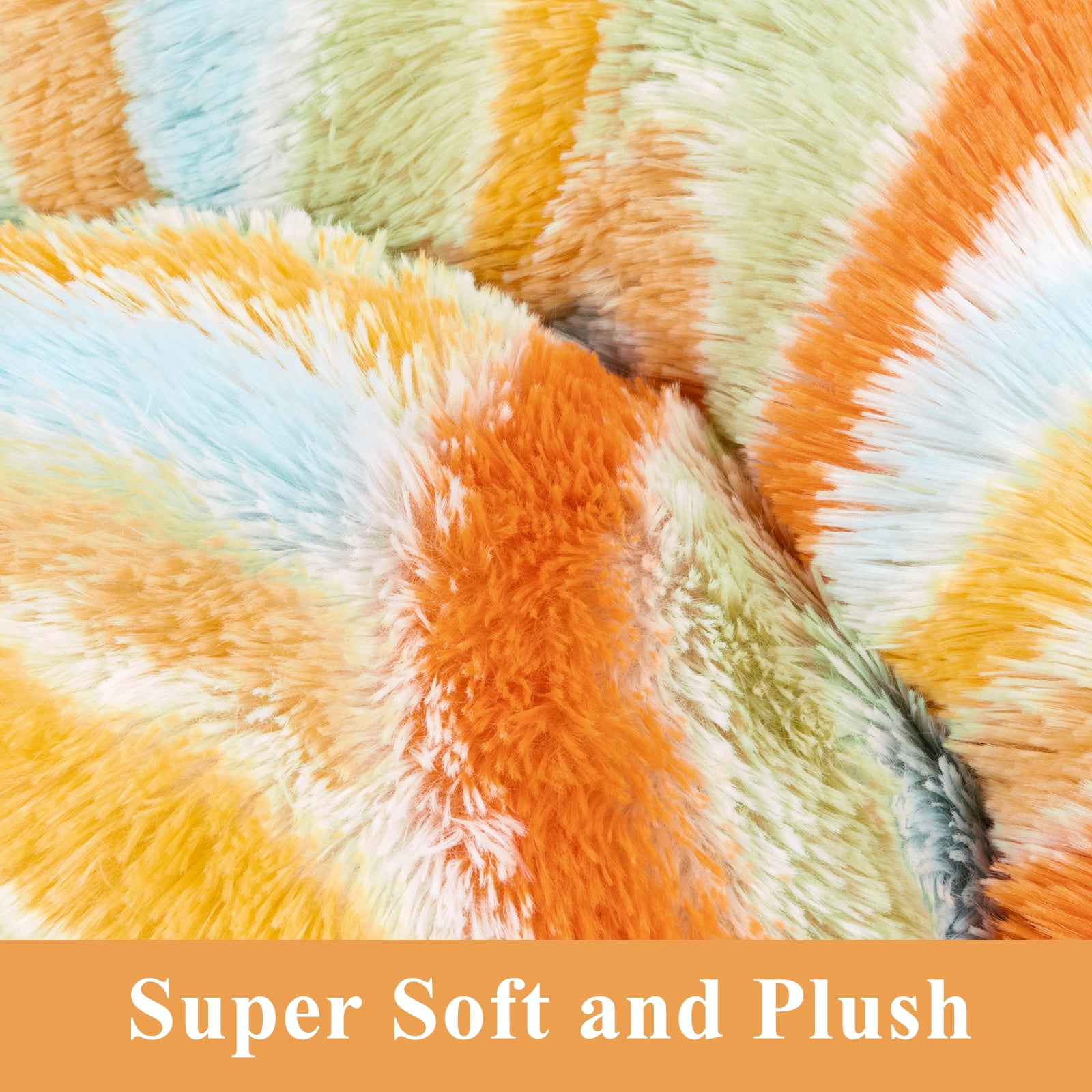 Vaukki 30"Dog Bed with Non Slip Bottom,Soft Warm Faux Fur Pet Bed,Comfortable Donut Round Plush Dog and Cats Beds,Orange