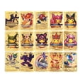 thumbnail image 4 of Juego de cartas de anime, cartas doradas, cartas de dibujos animados, cartas coleccionables para niños, cartas de juegos de mesa, cartas coleccionables, regalos para niños, 4 of 9