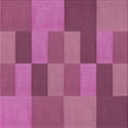 thumbnail image 1 of Ahgly Company Machine Washable Indoor Square Transitional HotPink Area Rugs, 6' Square, 1 of 7