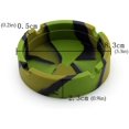 thumbnail image 5 of RV Cenicero de silicona de 4 piezas que no se rompe, cenicero de taza de cigarrillos, cenicero de mesa de silicona moderno Newness para uso en interiores o exteriores BRILLAR Rojo Verde, 5 of 5