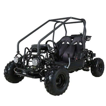 - Black Taotao GK110 110CC Youth Go Kart, Air Cooled, 4-Stroke, 1-Cylinder, Automatic with Reverse