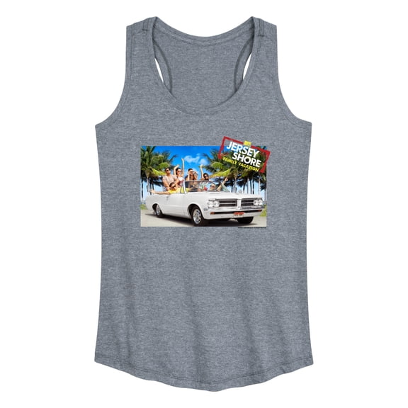 Hybrid Apparel - MTV - Jersey Shore - Family Vacation  - Women's Racerback Tank Top