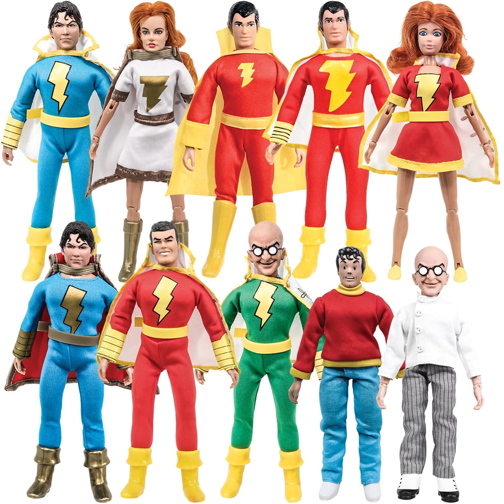 Billy Batson Shazam Retro 8 Inch Action Figures Series Loose in Factory Bag