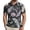 Gray, variant on Funny Halloween Polo Shirts for Men, Classic Pumpkin Bat Print Tops, Moisture Wicking Loose Short Sleeve Casual Sweatshirts