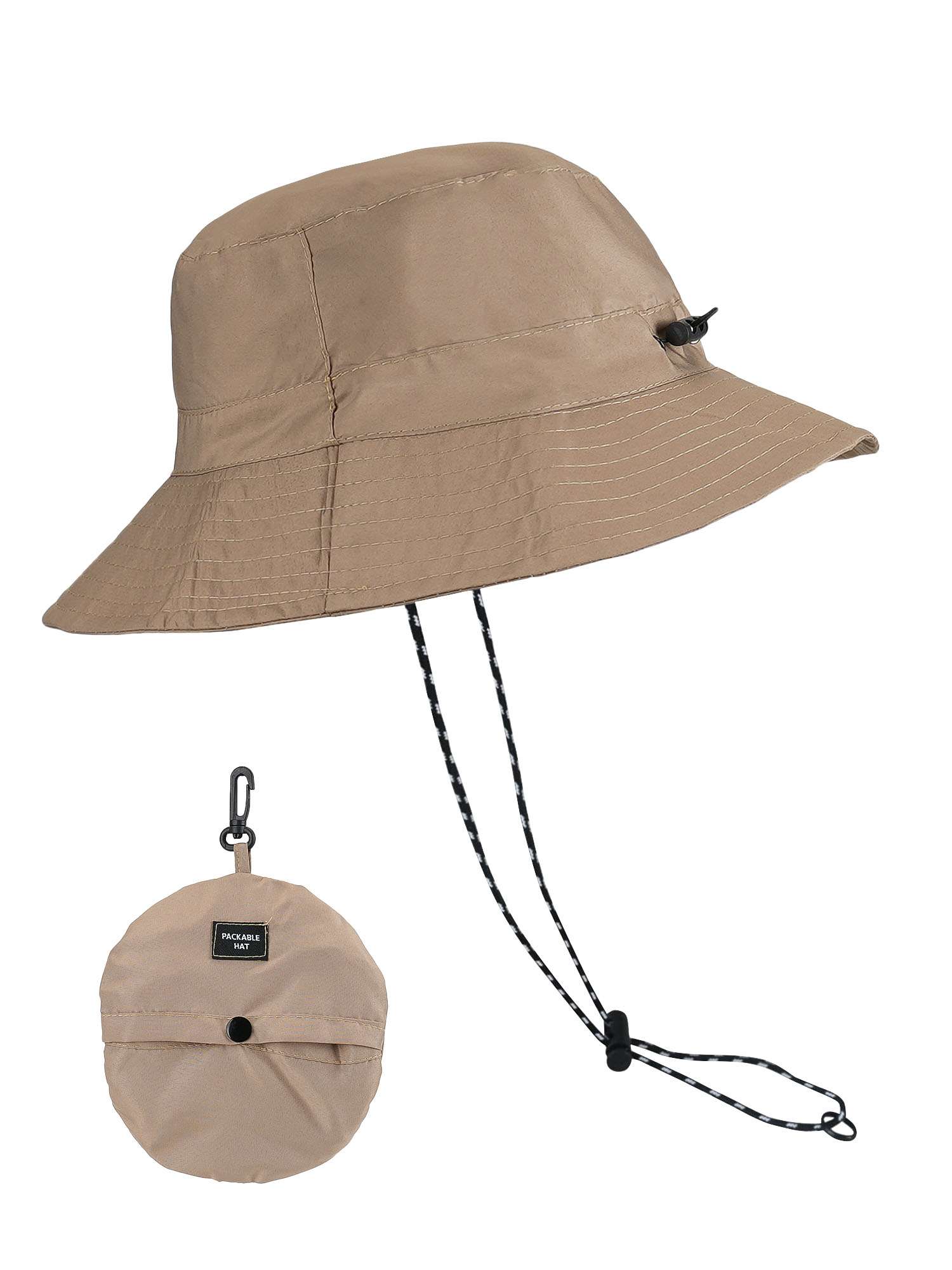 Bucket Hat for Men Women Unisex 100% Cotton Packable Foldable