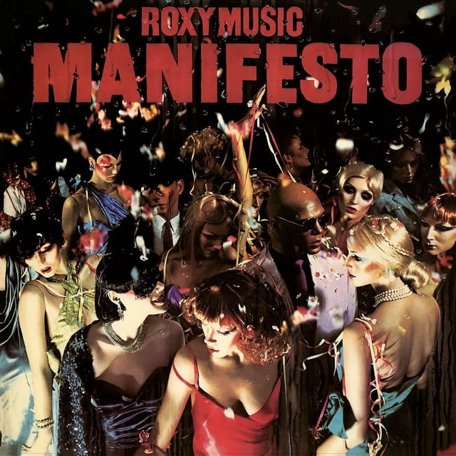 LP Manifesto de Roxy Music, Republic Records, masterizado a media velocidad