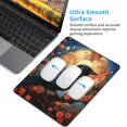 thumbnail image 4 of Crow And Flowers Raven Moon Art Gaming Mouse Pad 8.3 x 10.3 in Rectangle Computer Mousepad Mat Non-Slip Rubber Base for Office Laptop PC, 4 of 6