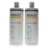 Bosley Pro BosDefense Nourishing Shampoo and Volumizing Conditioner For Color-Treated Hair 33.8oz Set