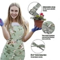 thumbnail image 3 of Delantales de cocina para mujer, paquete de 2, delantal floral grande con bolsillo, delantales vintage para chef y panadero, ideales para cocinar, hornear y jardinería., 3 of 4