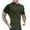 Green, variant on 50% Off Clear! Men's Fitness Suit Round Neck Pullover Color Blocked Top Short Sleeved Top Round Neck Top/shirt Set Black, 2XL