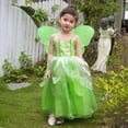 thumbnail image 3 of De Halloween Cosplay fiesta inspirado Tinker Bell verde Hada campanilla princesa disfraces con alas conjuntos, 3 of 4